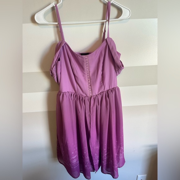 Her Universe Disney Purple Tangled Rapunzel Princess Dress - Picture 5 of 7